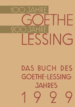 Das Buch des Goethe-Lessing-Jahres 1929 - Hindenburg, Paul von