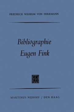 Bibliographie Eugen Fink - Herrmann, Friedrich Wilhelm