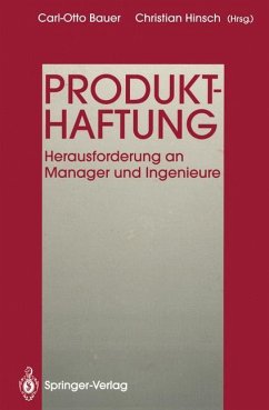 Produkthaftung - Bauer, Carl-Otto;Eidam, Gerd;Otto, Gerhard;Hinsch, Christian
