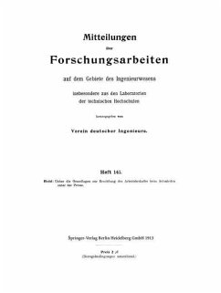 Mitteilungen über Forschungsarbeiten - Riedel, Friedrich