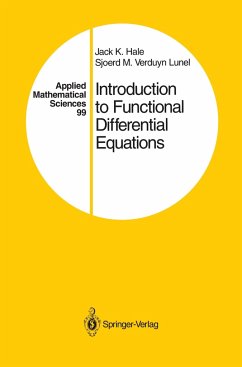 Introduction to Functional Differential Equations - Hale, Jack K.;Verduyn Lunel, Sjoerd M.