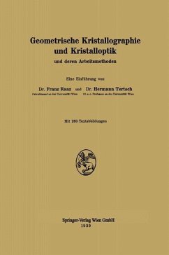 Geometrische Kristallographie und Kristalloptik - Raaz, Franz;Tertsch, H.