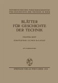 Blätter für Geschichte der Technik Blätter für Geschichte der Technik