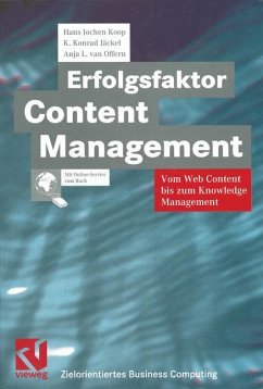 Erfolgsfaktor Content Management - Koop, Hans Jochen;Jäckel, K. Konrad;Offern, Anja L. van