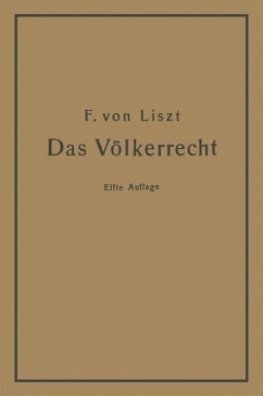 Das Völkerrecht - Liszt, Franz von