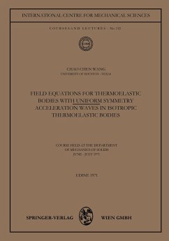Field Equations for Thermoelastic Bodies with Uniform Symmetry