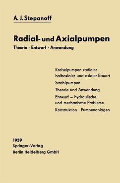Radial- und Axialpumpen - Stepanoff, Alexey Joakim;Haltmeier, Alexander
