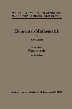 Elementar-Mathematik - Weickert, August