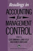 Readings in Accounting for Management Control Readings in Accounting for Management Control
