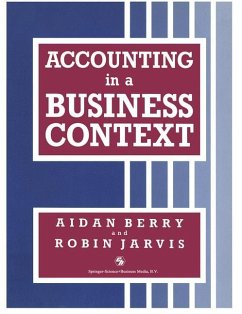 Accounting in a Business Context - Berry, Aidan;Jarvis, Robin