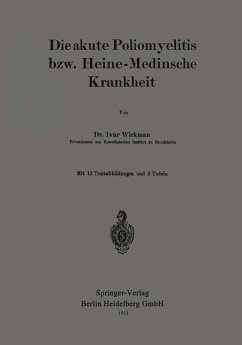 Die akute Poliomyelitis bzw. Heine-Medinsche Krankheit