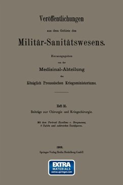 Beiträge zur Chirurgie und Kriegschirurgie - Bergmann, Ernst von
