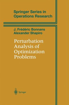 Perturbation Analysis of Optimization Problems - Bonnans, J.Frederic;Shapiro, Alexander