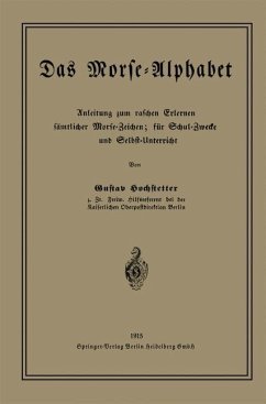 Das Morse-Alphabet - Hochstetter, Gustav