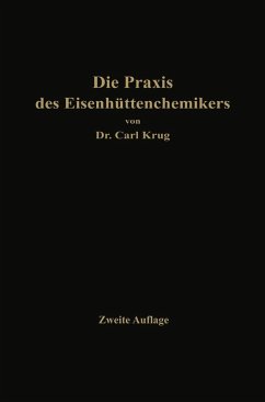 Cover Die Praxis des Eisenhüttenchemikers