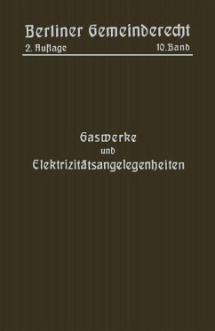 Gaswerke und Elektrizitätsangelegenheiten