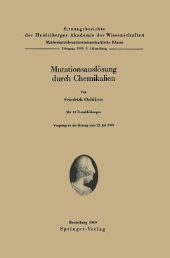 Mutationsauslösung durch Chemikalien - Oehlkers, F.