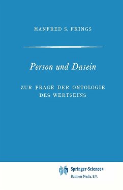 Cover Person und Dasein