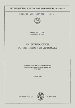 An Introduction to the Theory of Automata - Luccio, Fabrizio