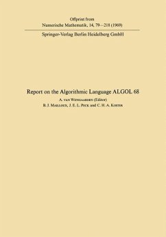 Report of Algorithmic Language ALGOL 68