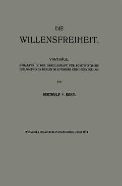 Die Willensfreiheit - Kern, Berthold von