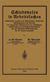 Schiedswesen in Arbeitssachen