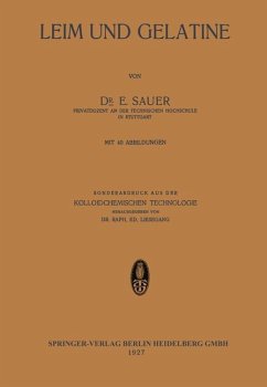 Leim und Gelatine - Sauer, E.