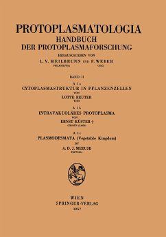 Cytoplasmastruktur in Pflanzenzellen ¿ Intravakuoläres Protoplasma ¿ Plasmodesmata (Vegetable Kingdom) - Reuter, Lotte;Küster, Ernst;Meeuse, Adrianus D.J.