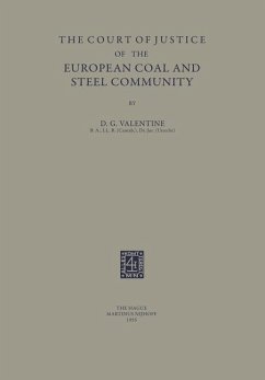 The Court of Justice of the European Coal and Steel Community - Valentine, Donald Gr.