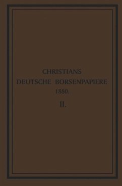 Deutsche Börsenpapiere - Christians, Friedrich Wilhelm
