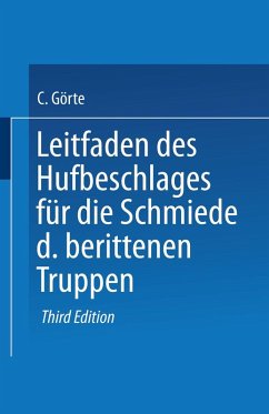 Cover Leitfaden des Hufbeschlages für die Schmiede der berittenen Truppen