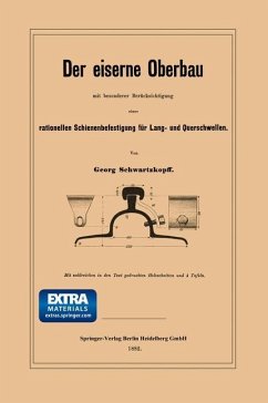 Der eiserne Oberbau mit besonderer Berücksichtigung einer rationellen Schienenbefestigung für Lang- und Querschwellen - Schwartzkopff, Georg