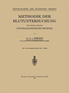 Methodik der Blutuntersuchung - Donarus, A. von;Langenstein, Leo