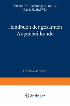 Handbuch der Gesamten Augenheilkunde - Graefe, Alfred K.;Saemisch, Theodor;Hess, Carl von