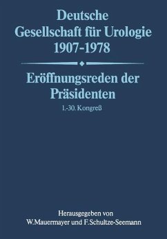 Deutsche Gesellschaft für Urologie 1907¿1978