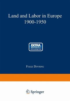 Land and Labor in Europe 1900¿1950 - Dovring, Folke