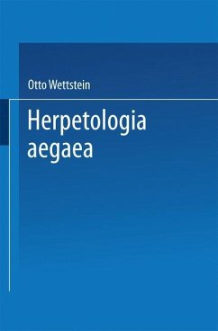 Herpetologia aegaea - Wettstein, Otto