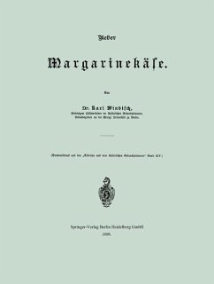 Ueber Margarinekäse - Windisch, Kurt