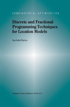 Discrete and Fractional Programming Techniques for Location Models - Barros, A. I.