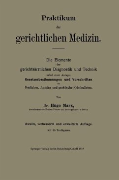 Praktikum der gerichtlichen Medizin