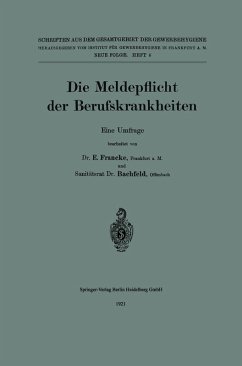 Cover Die Meldepflicht der Berufskrankheiten