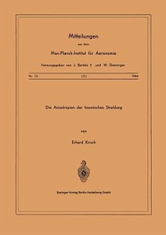 Die Anisotropien der Kosmischen Strahlung - Kirsch, E.