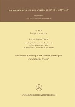 Cover Pulsierende Strömung durch Modelle verzweigter und verengter Arterien