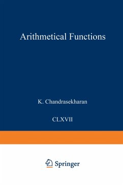 Arithmetical Functions - Chandrasekharan, Komaravolu