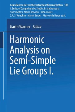 Harmonic Analysis on Semi-Simple Lie Groups I - Warner, Garth