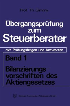 Bilanzierungsvorschriften des Aktiengesetzes - Gimmy, Theodor