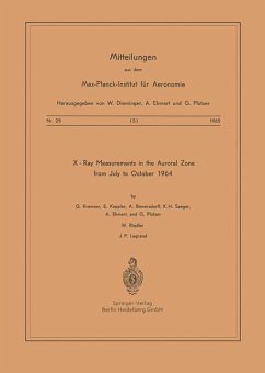 X-Ray Measurements in the Auroral Zone from July to October 1964 - Kremser, G.; Keppler, E.; Bewersdorff, A.; Saeger, K. H.; Pfotzer, G.; Riedler, W.; Legrand, J. P.