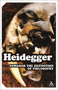 Towards the Definition of Philosophy (eBook, PDF) - Heidegger, Martin