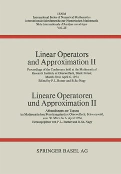 Linear Operators and Approximation II / Lineare Operatoren und Approximation II - BUTZER; NAGY