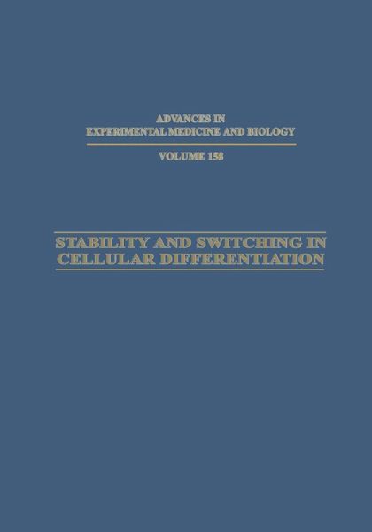 Stability and Switching in Cellular Differentiation